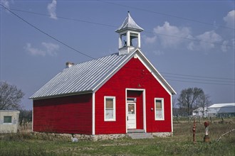 One-room Schoolhouse, Route 141, 1992
