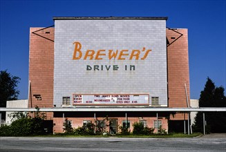 Brewer's Drive-in Theater, Route 19, 1982