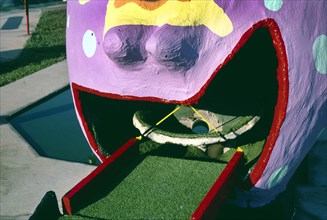 Purple People Eater Mouth Detail, Sir Goony Golf, 1986