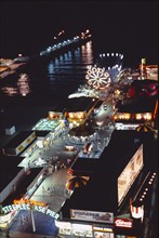 Steeplechase Pier at Night, Atlantic City, 1978
