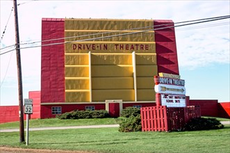Drive-in Theater, Route 32, 1977