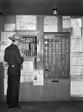 Post office in General Store, Birney, June 1939