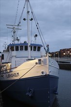 Fishing Boat at Dusk, Nyhavn Canal,