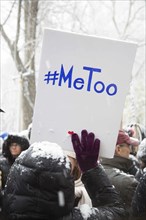 #MeToo Sign at Me Too Protest, Columbus Circle,