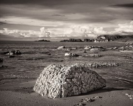 Rock Formations with Beachscape, White Park Bay,