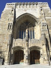 Sterling Memorial Library, Exterior View,