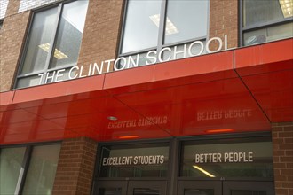 The Clinton School, Exterior View of Entrance,