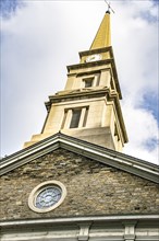St. Mark's Church in-the-Bowery, Low Angle View of Steeple,