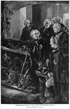 Frederick the Great at the Coffin of the Great Elector