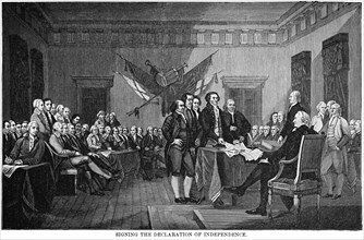 Signing the Declaration of Independence