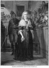 Marie Antoinette led to the Tribunal