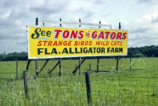 Billboard, Florida Alligator Farm