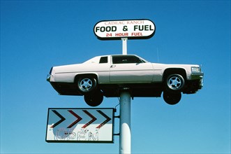 Cadillac Ranch Food & Fuel Sign, Route 95