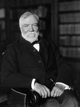 Andrew Carnegie (1835-1919) Scottish-American Industrialist and Philanthropist, Seated Portrait