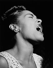 Billie Holiday, Head and Shoulders Portrait