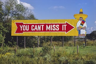 South of the Border Billboard, 'You Can't Miss It'