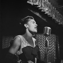 Billie Holiday,  Half-Length Portrait