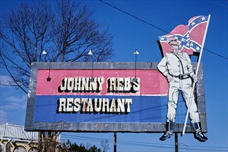 Johnny Reb's Restaurant Sign, Atlanta