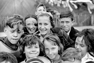 Schoolchildren in Company-owned Coal Town, Kempton