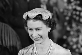 Queen Elizabeth II, Head and Shoulders Portrait during visit to Washington