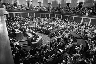 U.S. President Jimmy Carter delivering State of the Union Address to Joint Session of Congress, Washington