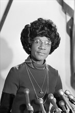 New York State Congresswoman Shirley Chisholm at Black Caucus State of the Union event, Washington