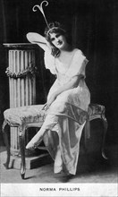 American Silent Film Actress Norma Phillips