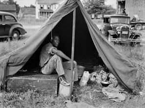 Migrant Worker in Tent