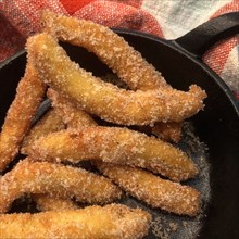 Fried Churros sprinkled with Sugar