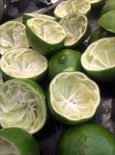 Squeezed lime Halves