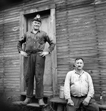 men, occupations, coal miners, coal industry, historical,