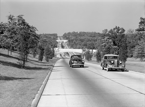 Merritt Parkway, highway, road, travel, historical,