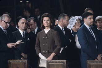 Jacqueline Kennedy, Robert F. Kennedy, funeral, historical,