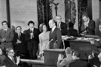 Betty Ford at Joint Session of Congress