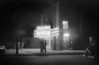 Movie Theatre at Night