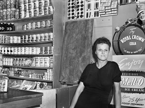 Half-length Portrait of Woman inside her General Store