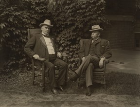 U.S. President William McKinley with U.S. Vice President Garret Hobart