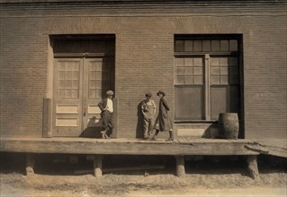 Three Young Workers at Hughes Brothers Candy Factory