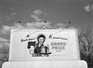 Billboard for Grand Prize Beer