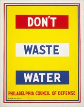 Water Conservation Poster