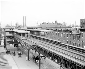 Elevated Railroad Station at Thirty-sixth Street