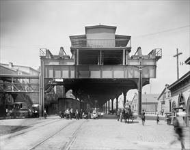 Elevated Railway at Delaware & South Streets