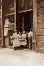 Three Girls employed at Paper Box Factory
