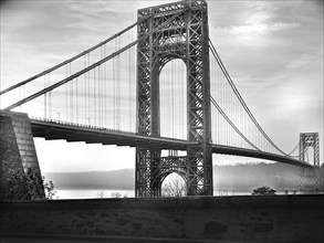George Washington Bridge spanning Hudson River