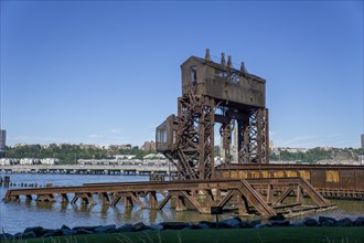 Ruins of New York Central Railroad 69th Street Transfer Bridge