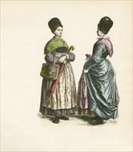 Two Women in German Folk Dress