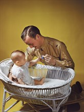 U.S. Soldier and Baby