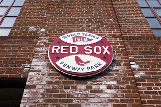 Plaque commemorating Boston Red Sox 1918 World Series Championship