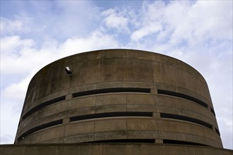 Circular Parking Garage made of Poured Concrete