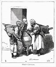 Water Carriers on the streets of Cairo